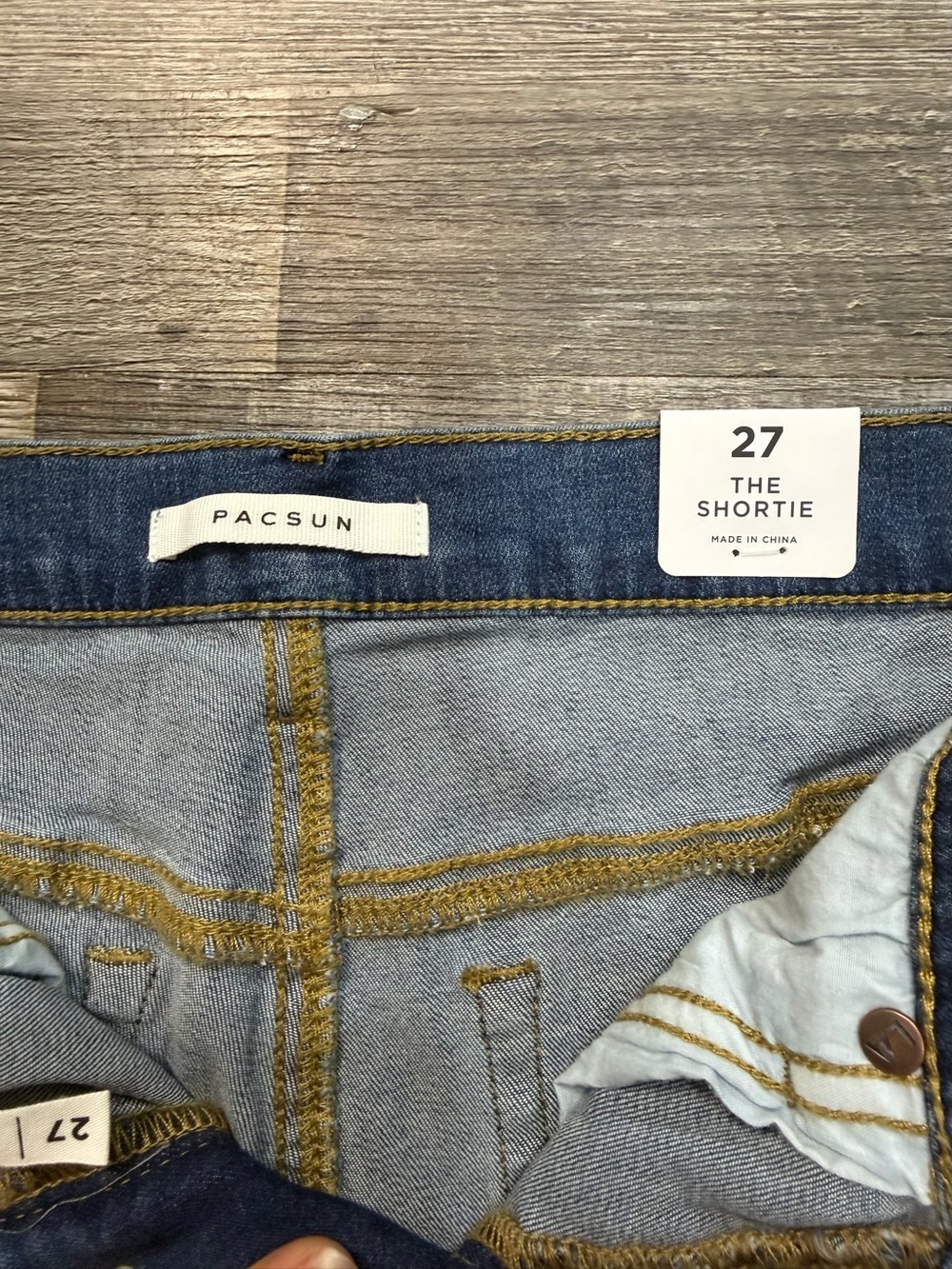 PacSun‎ The Shortie distressed Denim Shorts - Picture 4 of 5
